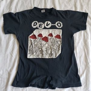 Vintage 80s DEV-O shirt as is